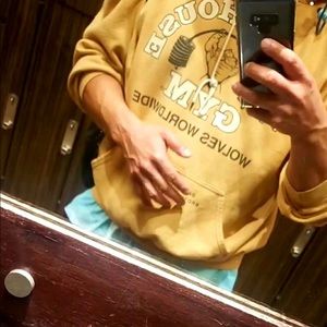 Limited Edition official Gold Powerhouse Gym hoodie